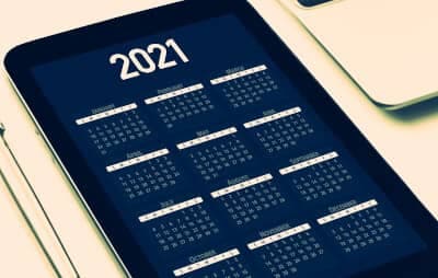 calendar for 2021
