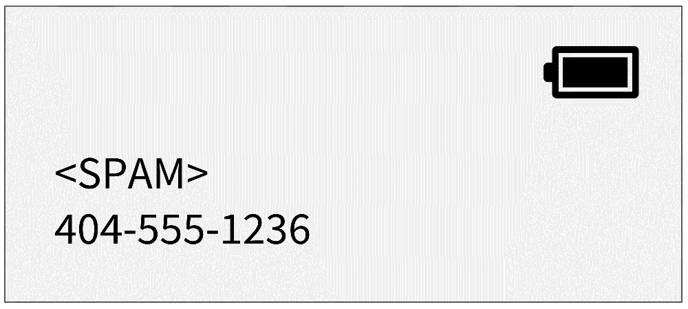 Caller ID not verified and poor reputation