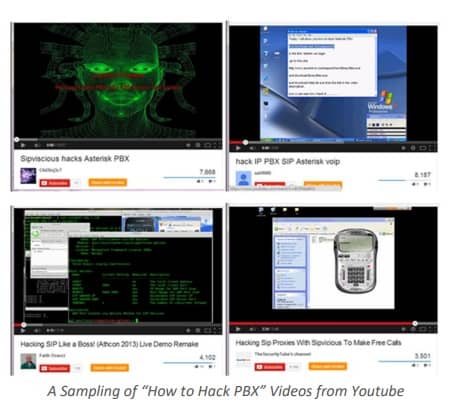 A Sampling of “How to Hack PBX” Videos from Youtube