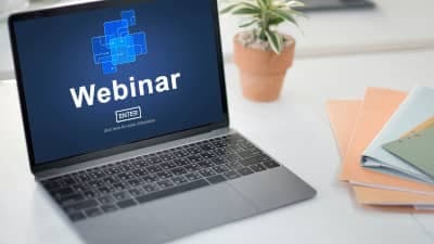 webinar laptop