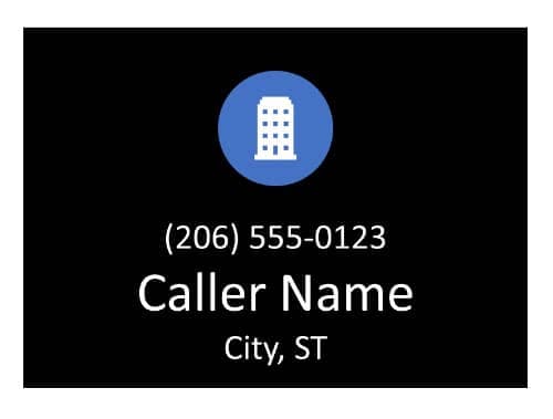 CNAM caller ID name information